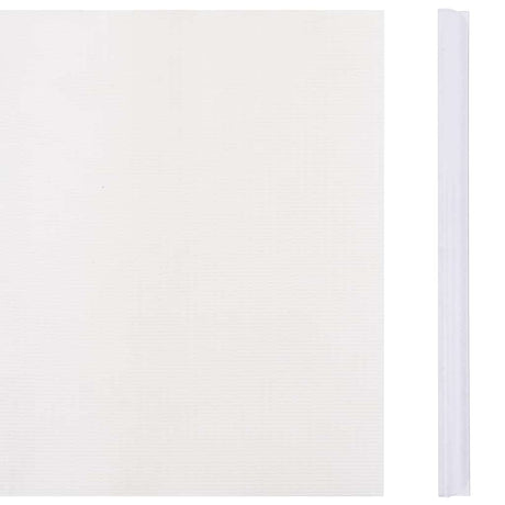 VidaXL Garten-Sichtschutz 35x0,19 m PVC weiß