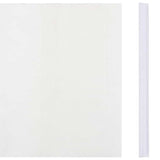 Vidaxl Garden Screen 35x0.19 M PVC Weiß