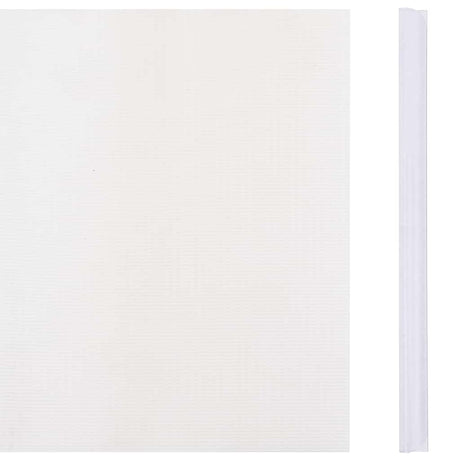 Vidaxl Garden Screen 70x0,19 M PVC Weiß
