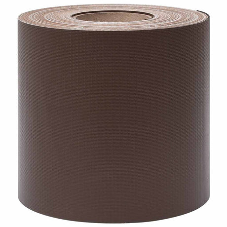 Vidaxl privacystrips 35x0,19 m pvc bruin
