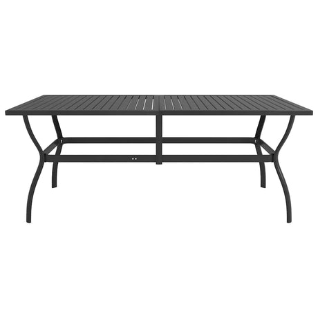 Vidaxl tuintafel 190x80x72 cm staal antraciet