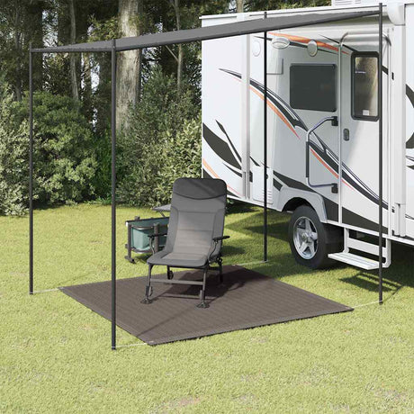 VidaXL Zeltteppich 250x250 cm HDPE Anthrazit