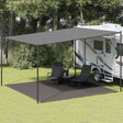 Vidaxx Zeltteppich 400x400 cm Anthrazit