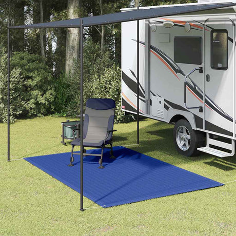 Vidaxl Zelt Teppich 250x300 cm blau