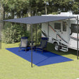 Vidaxl Zelt Teppich 250x550 cm Blau