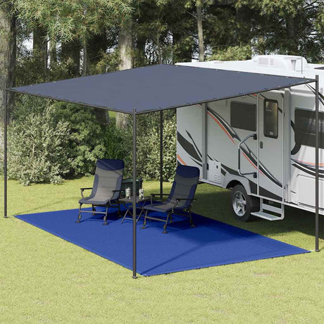 Vidaxl Zelt Teppich 300x500 cm HDPE Blau