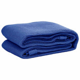 Vidaxl Zelt Teppich 400x400 cm HDPE Blau