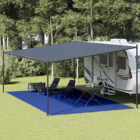 Vidaxl Zelt Teppich 400x600 cm HDPE Blau