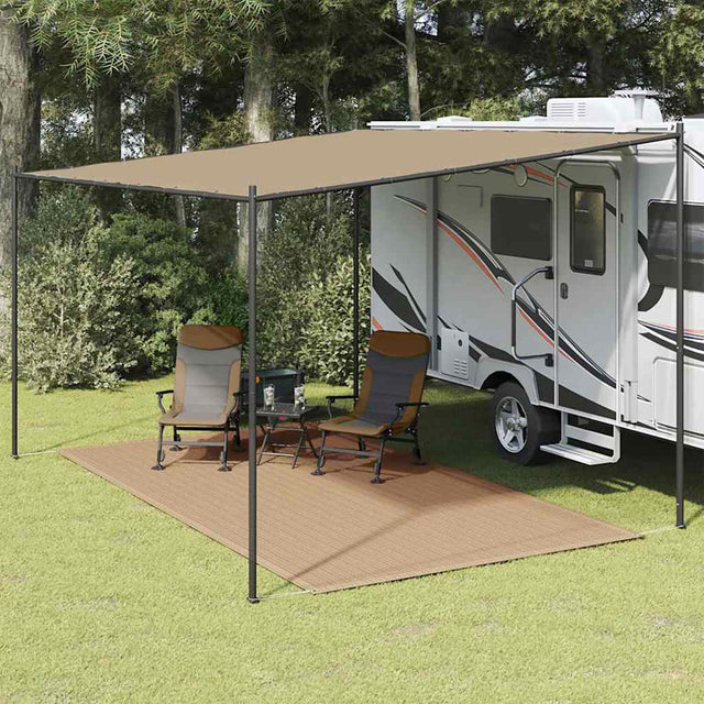 Vidaxl Zelt Teppich 250x400 cm Taupe