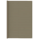 Vidaxl Zelt Teppich 250x500 cm Taupe
