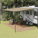 Vidaxl Zelt Teppich 250x550 cm Taupe