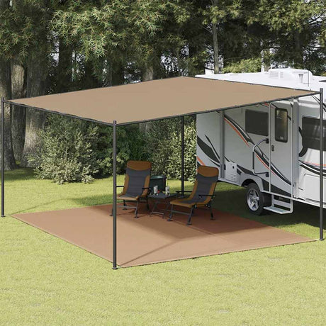Vidaxl Zelt Teppich 400x500 cm Taupe