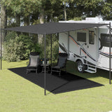 Vidaxl Zelt Teppich 250x600 cm schwarz