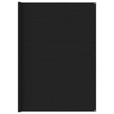 Vidaxl Zelt Teppich 300x600 cm Schwarz