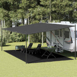 Vidaxl Zelt Teppich 400x600 cm schwarz