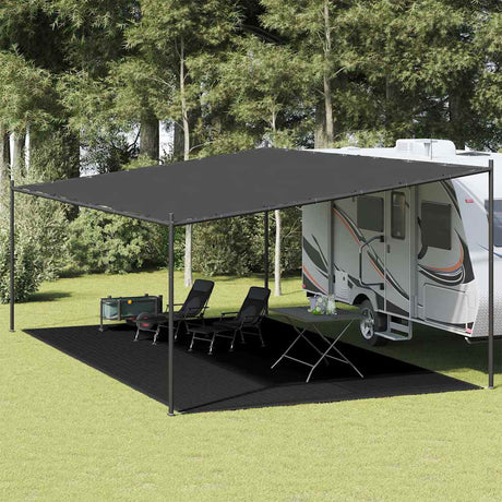Vidaxl Zelt Teppich 400x600 cm schwarz