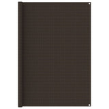 Vidaxl Zelt Teppich 200x400 cm braun