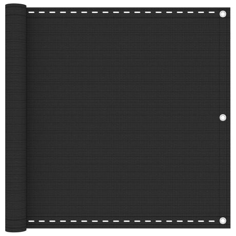 VIDAXL -Balkon -Bildschirm 90x300 cm HDPE Anthrazit -gelöscht