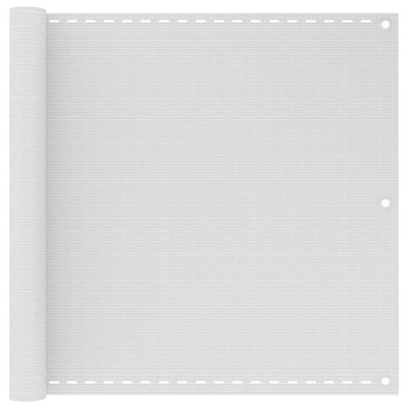 Vidaxl Balkon Bildschirm 90x300 cm HDPE Weiß