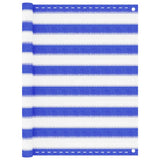 Vidaxl Balkon Bildschirm 90x400 cm HDPE Blau und Weiß