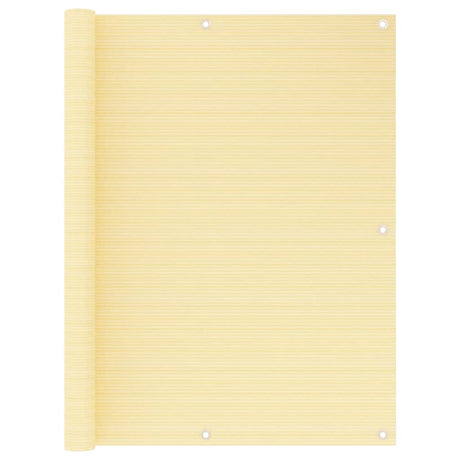 Vidaxl Balkon Bildschirm 120x500 cm HDPE Beige