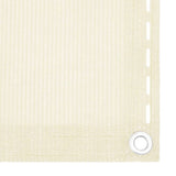VIDAXL Balcony Screen 120x600 cm HDPE -Creme -Colored