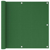 Vidaxl balkonscherm 90x500 cm hdpe lichtgroen