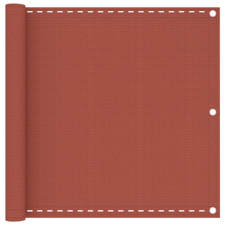 Vidaxl Balcony Screen 90x300 cm HDPE Terracotta -Colored