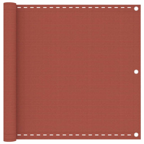 Vidaxl Balcony Screen 90x300 cm HDPE Terracotta -Colored