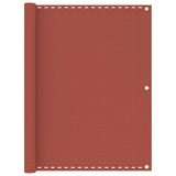 Vidaxl Balcony Screen 120x400 cm HDPE Terracotta -Colored