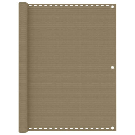VidaXL Balkonschirm 120x500 cm HDPE Taupe