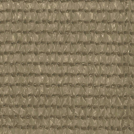 VIDAXL -Balkon -Bildschirm 120x500 cm HDPE Taupe