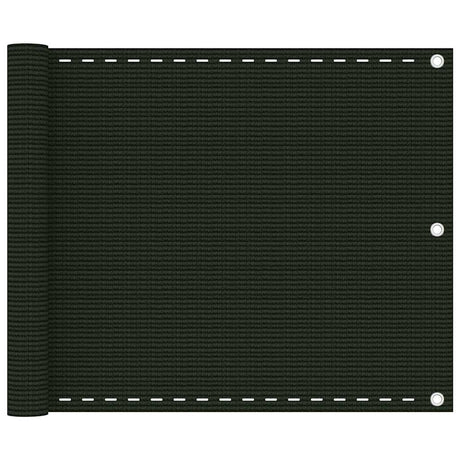 Vidaxl Balkon Bildschirm 75x300 cm HDPE Donkergroen
