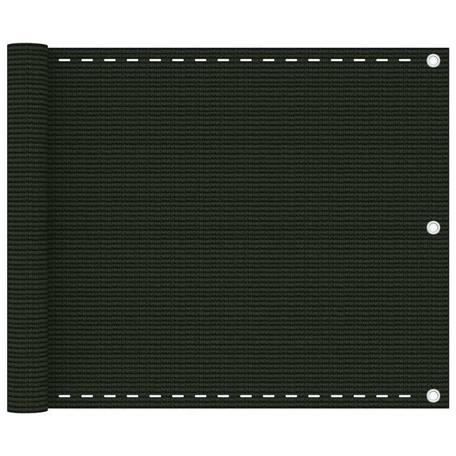 Vidaxl Balkon Bildschirm 75x300 cm HDPE Donkergroen