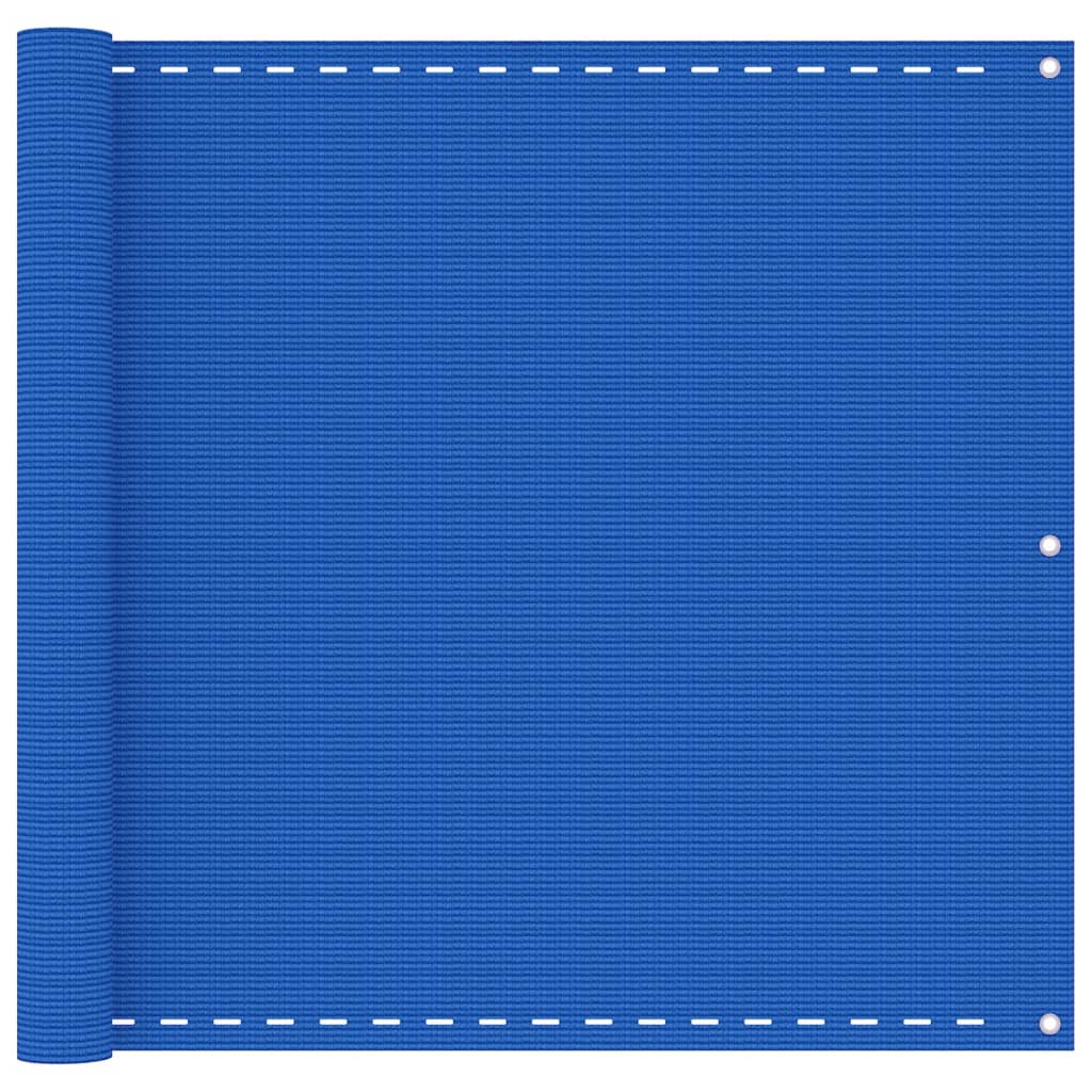Vidaxl Balkon Bildschirm 90x600 cm HDPE Blau