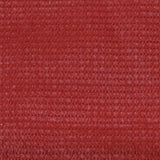Vidaxl Balkon Bildschirm 90x400 cm HDPE -Rot