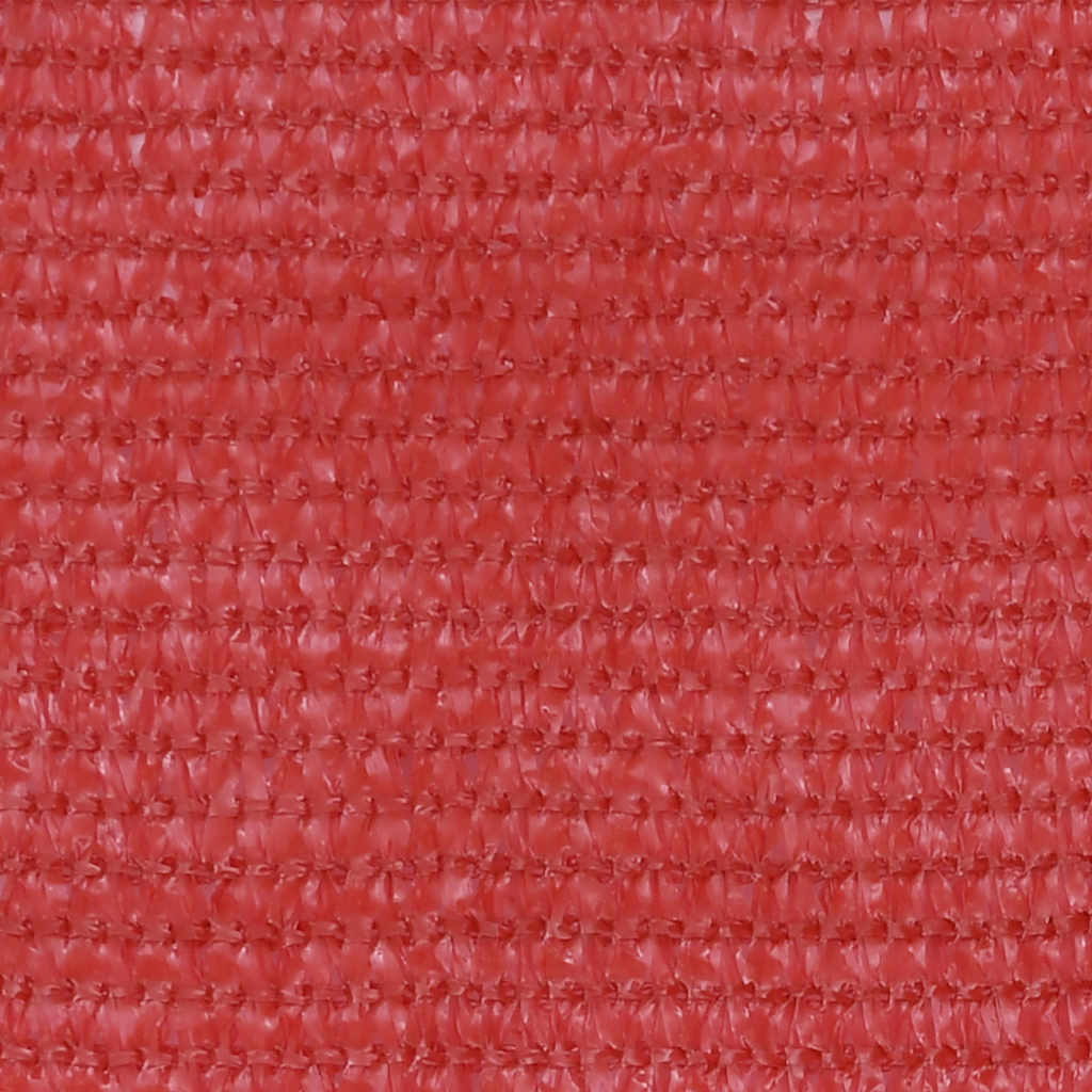 Vidaxl Balkon Bildschirm 90x500 cm HDPE -Rot