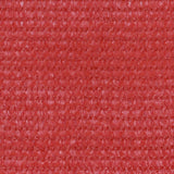 Vidaxl Balkon Bildschirm 90x500 cm HDPE -Rot