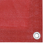 Vidaxl Balkon Bildschirm 90x600 cm HDPE -Rot