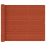 Vidaxl Balkon Bildschirm 75x400 cm HDPE Oranje