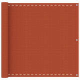 Vidaxl Balkon Bildschirm 90x400 cm HDPE Oranje