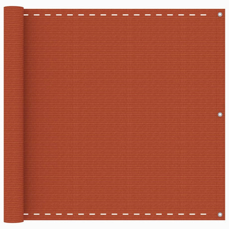 Vidaxl Balkon Bildschirm 90x400 cm HDPE Oranje