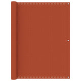 VIDAXL -Balkon -Bildschirm 120x600 cm HDPE Oranje