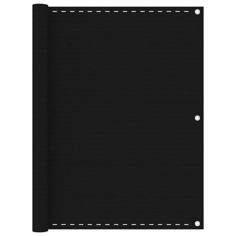 Vidaxl Balkon Bildschirm 120x400 cm HDPE Schwarz