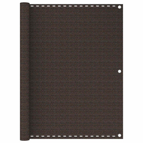 Vidaxl Balkon Bildschirm 120x400 cm HDPE -Braun