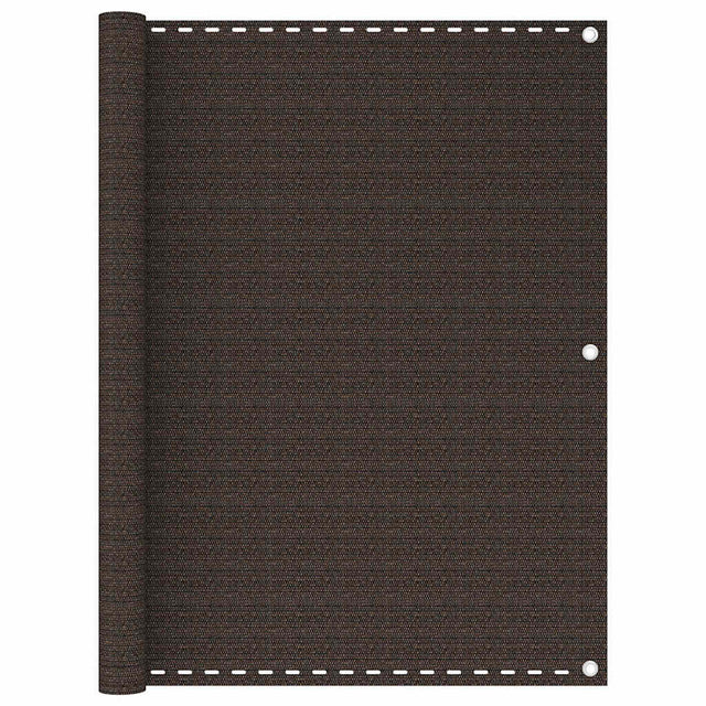 Vidaxl Balkon Bildschirm 120x400 cm HDPE -Braun