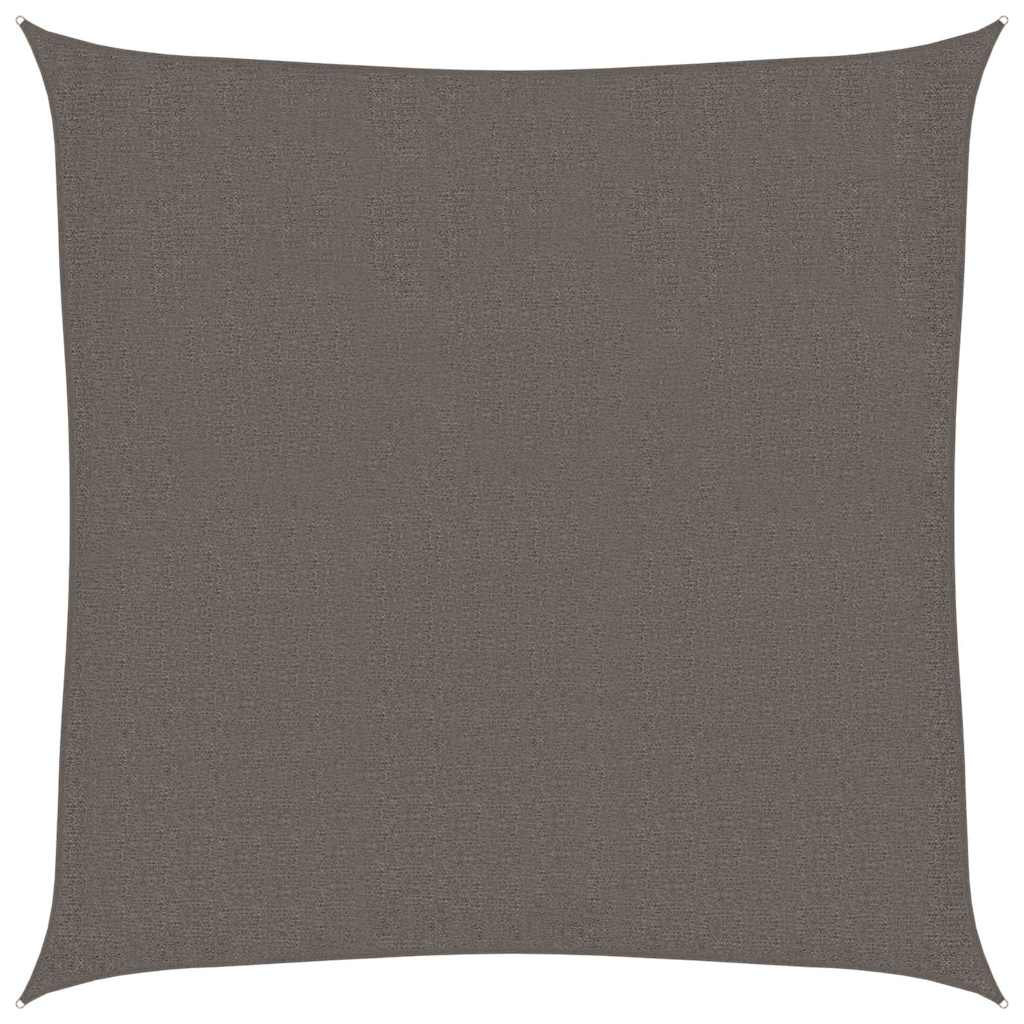 Vidaxl zonnezeil 160 g m² 3x3 m hdpe antracietkleurig