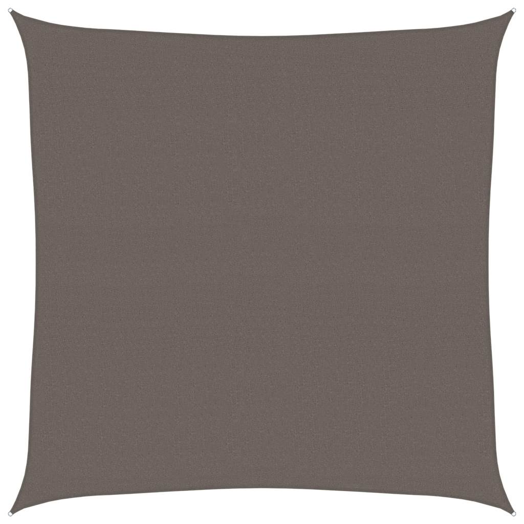 Vidaxl zonnezeil 160 g m² 7x7 m hdpe antracietkleurig