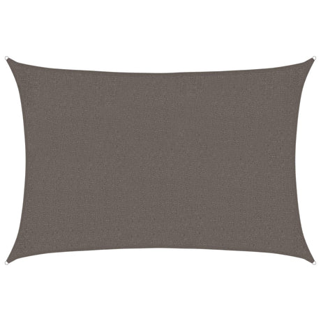 Vidaxl zonnezeil 160 g m² 2x3 m hdpe antracietkleurig