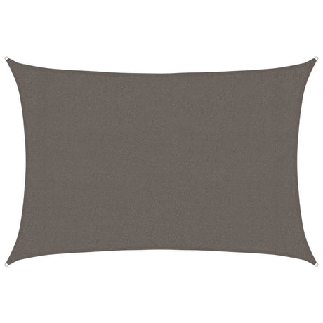 Vidaxl zonnezeil 160 g m² 3x5 m hdpe antracietkleurig